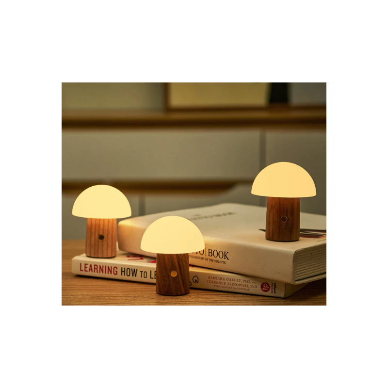 SUPER MINI MUSHROOM LAMP, White Ash